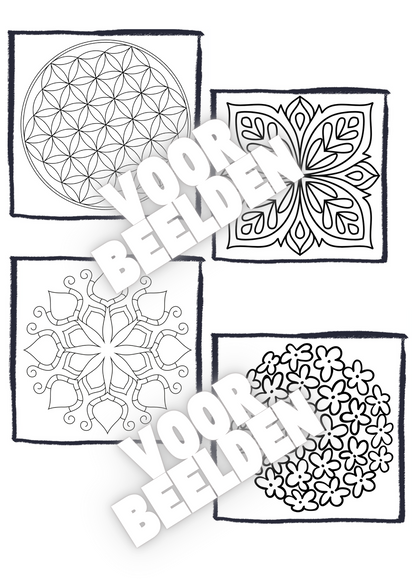 Kleurboek Easy mandala