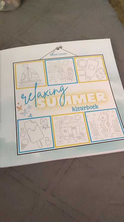 Kleurboek Relaxing Summer